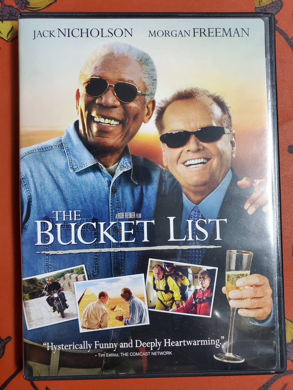 The Bucket List DVD (2008) Jack Nicholson & Morgan Freeman 🍿